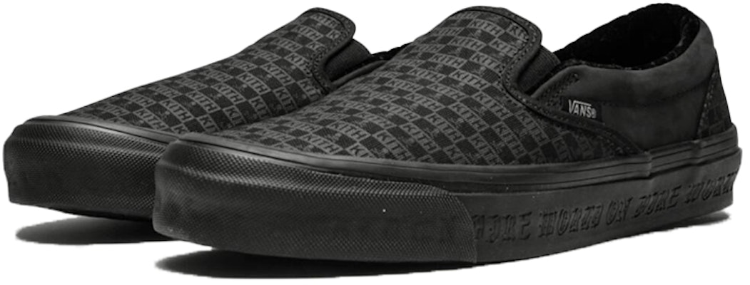 KITH x Mastermind World x Vans OG Classic Slip-On LX 'Black' VN0A32QNS5K Order KITH x Mastermind World x Vans OG Classic Slip-On LX 'Black' VN0A32QNS5K