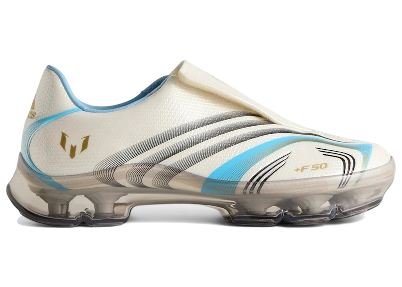 Kith x Messi x adidas F50 Inframe 'Off White Clear Blue Gold' KJ8094
