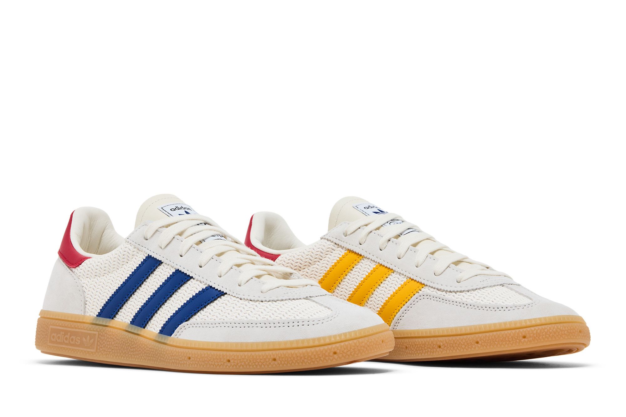 Cheap Kith x Messi x adidas Football Handball Spezial ''Blanc Bleu Royal Or'' KJ2712