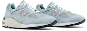 Cheap KITH x New Balance 990v2 Made in USA 'Storm Blue' Lelaki M990KH2