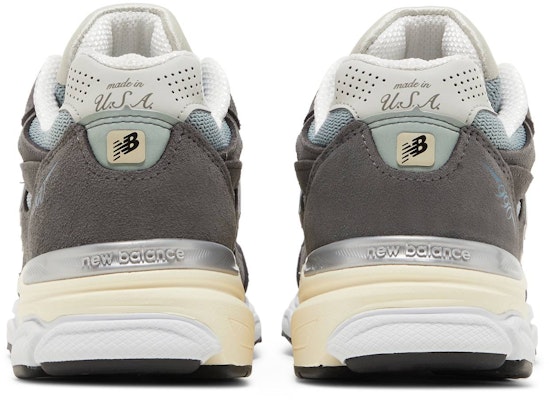 KITH x New Balance 990v3 Made in USA 'Steel Blue' M990KS3 Details for KITH x New Balance 990v3 Made in USA 'Steel Blue' M990KS3