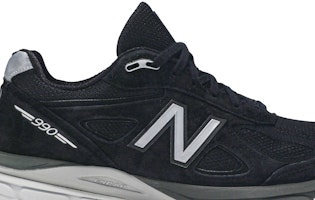 KITH x New Balance 990v4 'Hitam Perak' M990BK4 Order KITH x New Balance 990v4 'Hitam Perak' M990BK4