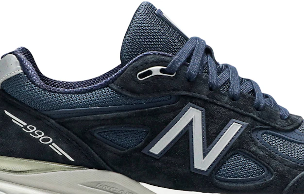 KITH x New Balance 990v4 'Navy' M990NV4 Order KITH x New Balance 990v4 'Navy' M990NV4