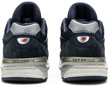 KITH x New Balance 990v4 '海军蓝' M990NV4 Details for KITH x New Balance 990v4 '海军蓝' M990NV4