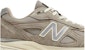 Kith x New Balance 990v4 Buatan USA 'Kelabu Krim' U990KT4