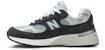 KITH x New Balance 992 Buatan USA 'Steel Blue' M992KT