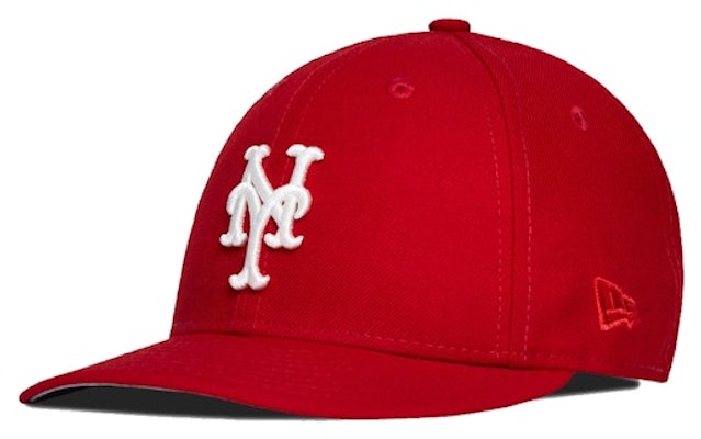 KITH x New Era Low Prof 59Fifty Mets Cap Red Order KITH x New Era Low Prof 59Fifty Mets Cap Red