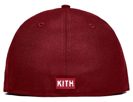 KITH x New Era Low Prof 59Fifty Yankees Cap Cardinal Lookbook KITH x New Era Low Prof 59Fifty Yankees Cap Cardinal