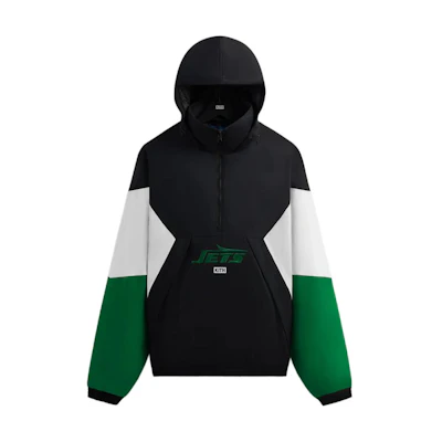 KITH NFL Black Hoodie Long Sleeve Casual Sweatshirt KHM010726-001