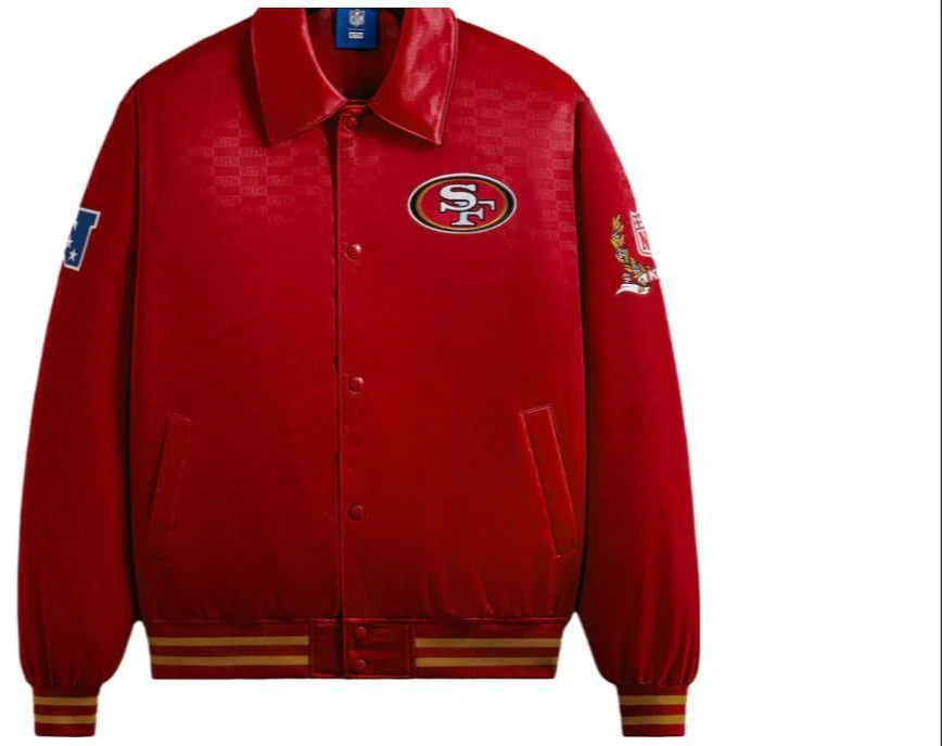 kith-x-nfl-fw-23-49ers-red-satin-bomber-jacket-logo-print-embroidery-unisex-khm-010448-634
