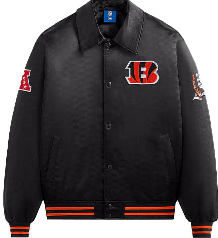 kith-x-nfl-fw-23-bengals-black-satin-bomber-jacket-unisex-tiger-logo-embroidery-khm-010435-001