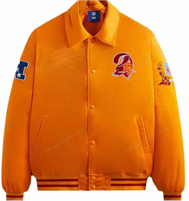 KITH x NFL FW23 海盜隊橙色繡花標誌緞面飛行夾克 男女適穿 KHM010449-817 Buy KITH x NFL FW23 海盜隊橙色繡花標誌緞面飛行夾克 男女適穿 KHM010449-817