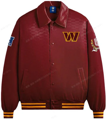 KITH x NFL FW23 華盛頓指揮官刺繡標誌酒紅色緞面飛行夾克 男女款 KHM010454-636 Buy KITH x NFL FW23 華盛頓指揮官刺繡標誌酒紅色緞面飛行夾克 男女款 KHM010454-636
