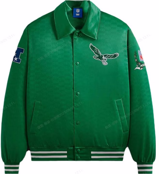 kith-x-nfl-fw-23-eagles-satin-bomber-jacket-green-unisex-embroidered-logo-patch-khm-010446-382