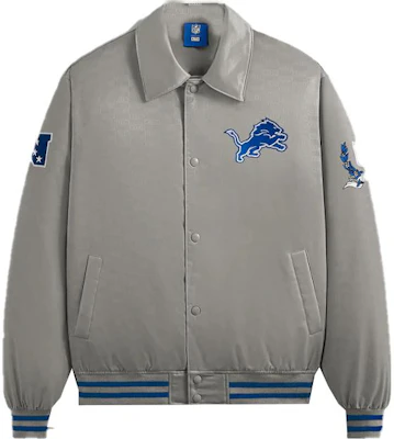 KITH x NFL FW23 獅子隊灰色刺繡徽標緞面飛行夾克 男女通用 KHM010444-183 Buy KITH x NFL FW23 獅子隊灰色刺繡徽標緞面飛行夾克 男女通用 KHM010444-183