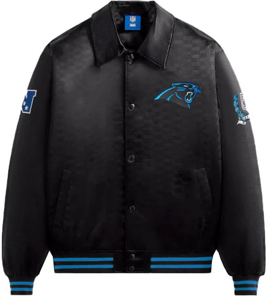 kith-x-nfl-fw-23-panthers-satin-bomber-jacket-black-unisex-with-logo-embroidery-khm-010433-001