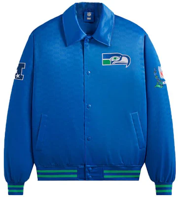 KITH x NFL FW23 海鷹藍色刺繡徽標緞面飛行夾克 男女通用 KHM010457-5006 Buy KITH x NFL FW23 海鷹藍色刺繡徽標緞面飛行夾克 男女通用 KHM010457-5006