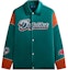 Buy KITH x NFL FW24 Green Logo Collared Long Sleeve Jacket. KHM010688-380