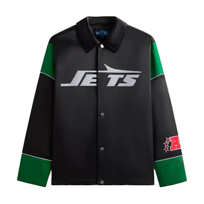 KITH NFL FW24 Black Logo Long-Sleeve Jacket KHM010727-001