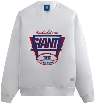키스 x NFL 자이언츠 1925 넬슨 크루넥 화이트 맨투맨 유니섹스 FW23. KHM031626-101 Order 키스 x NFL 자이언츠 1925 넬슨 크루넥 화이트 맨투맨 유니섹스 FW23. KHM031626-101