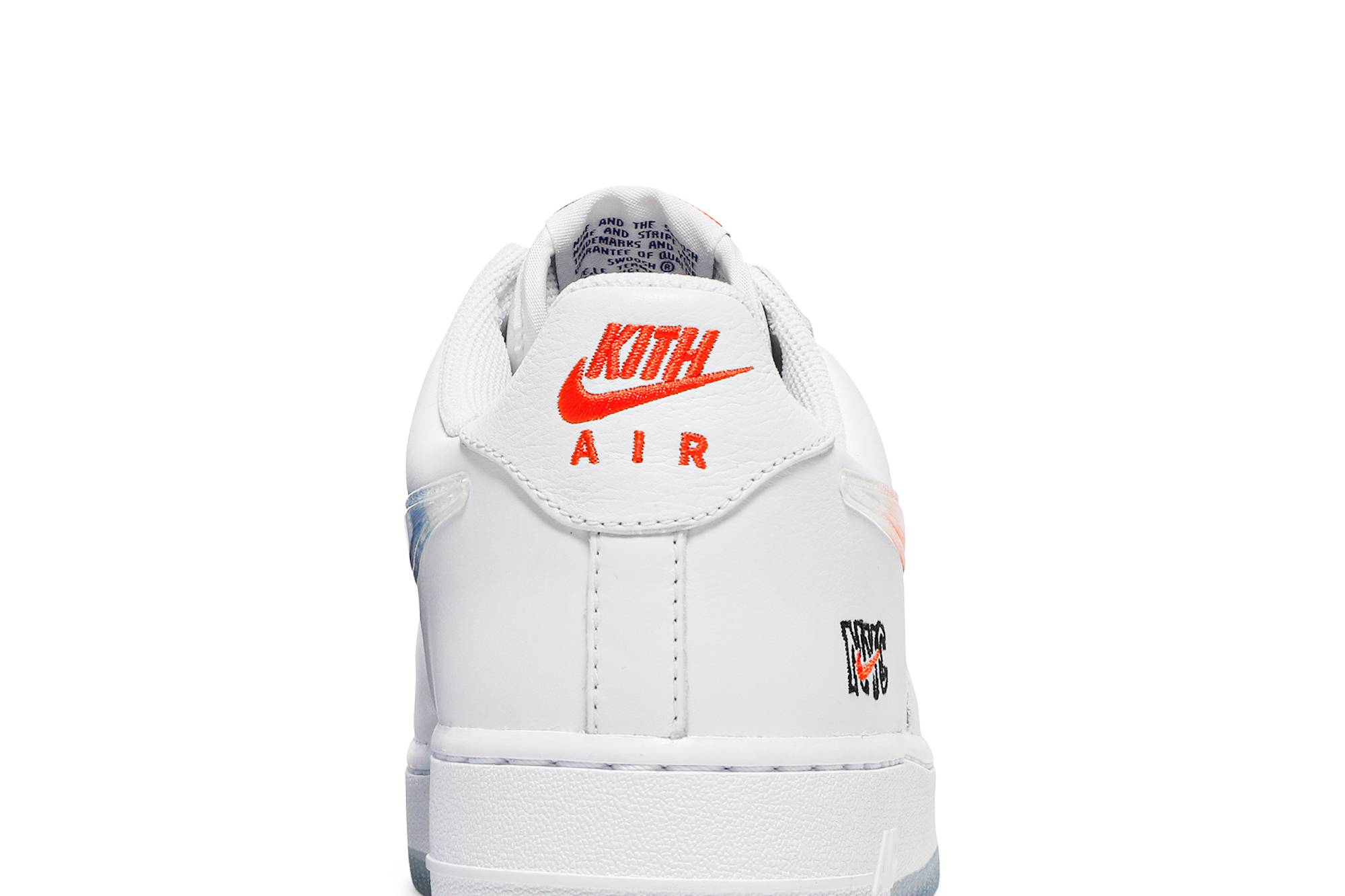Sizing KITH x Nike Air Force 1 Low 'NYC - Blanco' CZ7928-100