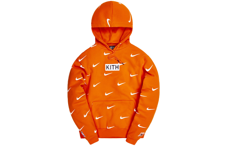KITH Nike Collab New York Knicks Logo Hoodie Unisex - Orange NKCZ1749-820