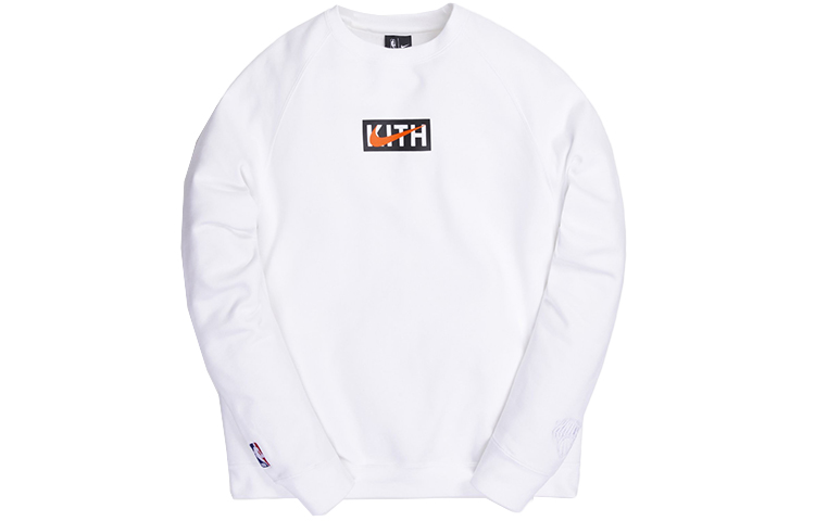KITH x Nike Knicks Crewneck Sweatshirt White Unisex CZ1791-100