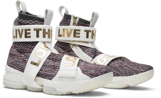 Lebron 15 lifestyle kith stained best sale glass