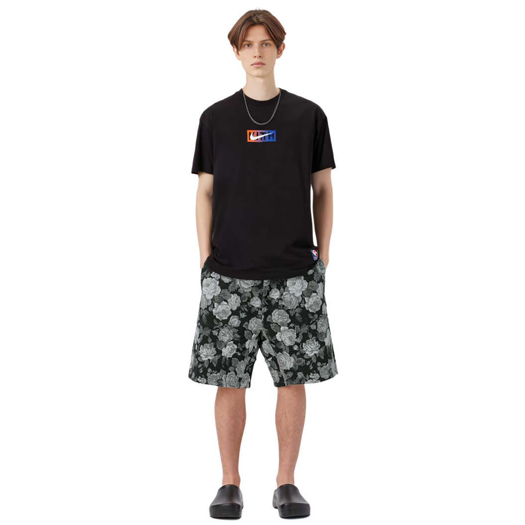 Purchase KITH x Nike New York Knicks Gradient Logo Black Retro Tee  Short Sleeve. DA1626-010