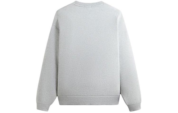 Lookbook KITH x NY Botanical Garden SS24 Floral Crewneck Sweater Men’s Light Heather Grey KHM032117-002