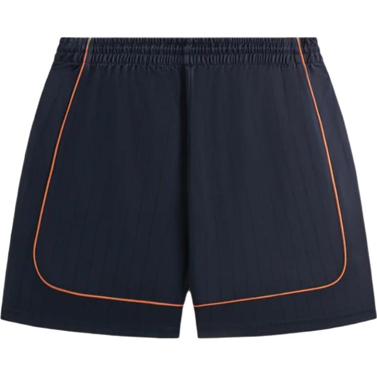 Lookbook 키스 x NYC 웨슬리 니트 축구 팬츠 미드나잇 네이비. KHM060652-413