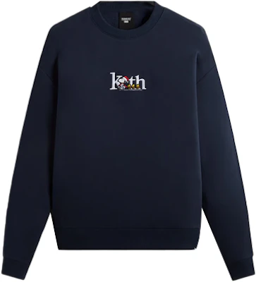 KITH x Peanuts FW23 Navy Crewneck Sweatshirt Unisex Classic Logo Pullover KHM031151-413 Buy KITH x Peanuts FW23 Navy Crewneck Sweatshirt Unisex Classic Logo Pullover KHM031151-413
