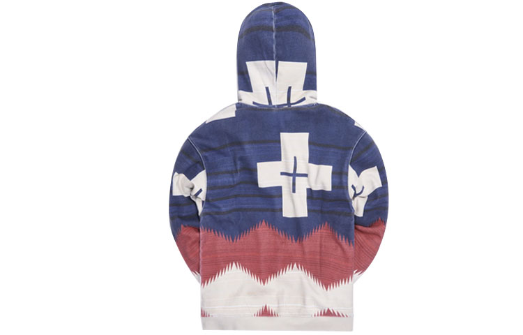 KITH PENDLETON Classic Navy Color Block Hoodie Unisex Retro Style kh2562-102 圖 3