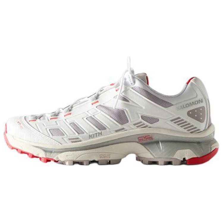 KITH x Salomon XT-4 Low-Top White/Grey Urban Commuter Running Shoes. 477718