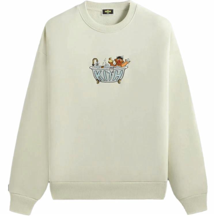 KITH Sesame Street FW24  Beige Crewneck Sweatshirt - Graphic Casual Style KHM033071-410 圖 2