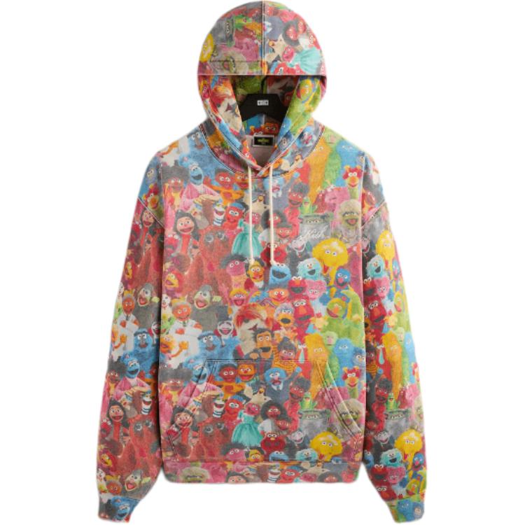 KITH x Sesame Street FW24 Printed Hoodie Fashion - Multicolor KHM033067-906