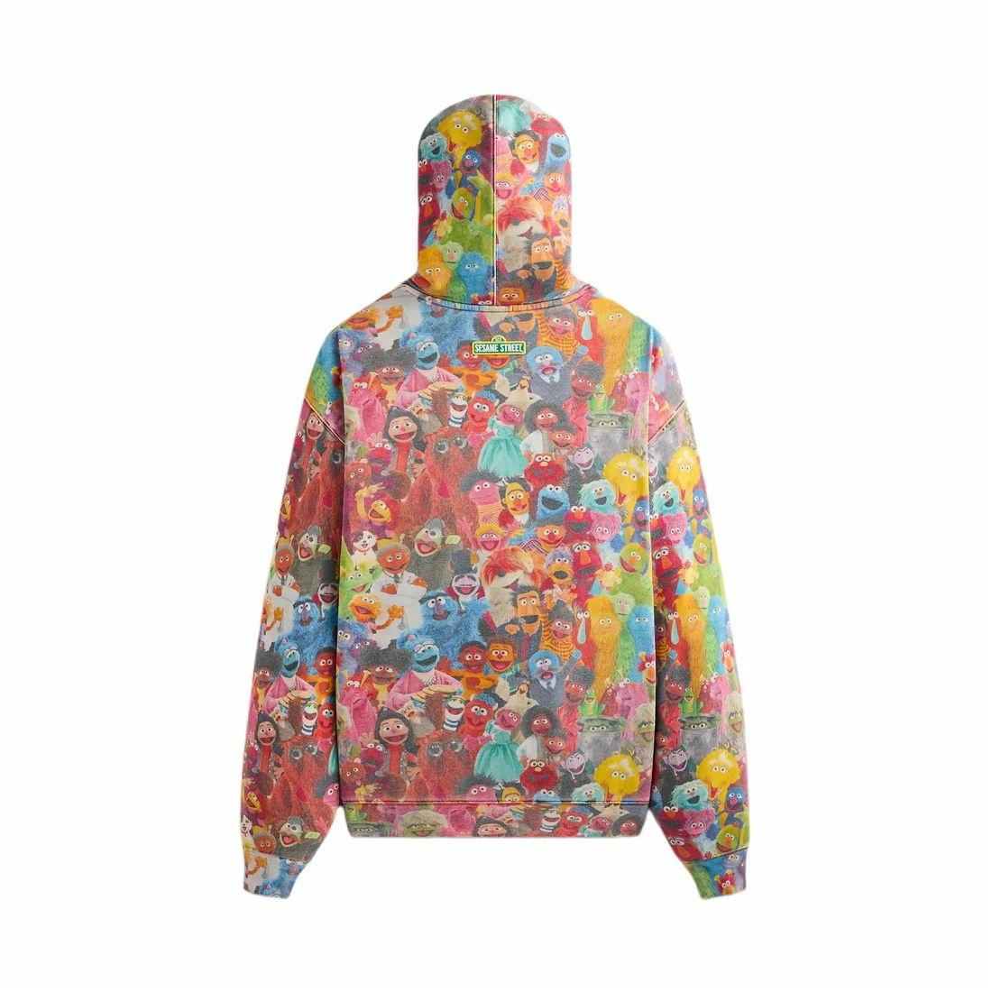 Lookbook KITH x Sesame Street FW24 Printed Hoodie Fashion - Multicolor KHM033067-906
