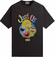 KITH x Sesame Street FW24 Vintage Black Oversized Tee - Casual Style KHM033088-001 KITH x Sesame Street FW24 Vintage Black Oversized Tee - Casual Style KHM033088-001