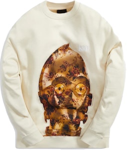 KITH x STAR WARS Sudadera Beige C-3PO Cuello Redondo Bordado Estilo Waffle. KHM030219-102 Order KITH x STAR WARS Sudadera Beige C-3PO Cuello Redondo Bordado Estilo Waffle. KHM030219-102