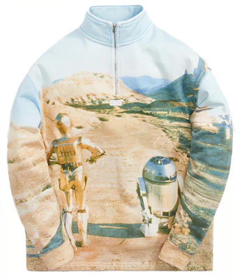 KITH x STAR WARS Droids Quarter Zip Hoodie Biru - Sweater Santai Bergambar KHM030185-103 Buy KITH x STAR WARS Droids Quarter Zip Hoodie Biru - Sweater Santai Bergambar KHM030185-103