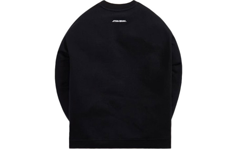 Lookbook 키스 x 스타워즈 플로럴 다스베이더 크루넥 블랙 스웻셔츠. KHM030217-001