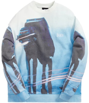 KITH x STAR WARS Sudadera Hoth Crewneck Gradiente Blanca Azul Hombre. KHM030212-408 Order KITH x STAR WARS Sudadera Hoth Crewneck Gradiente Blanca Azul Hombre. KHM030212-408