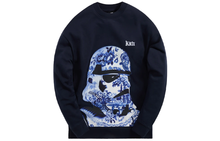 KITH STAR WARS Trooper Crewneck Nocturnal Blue Unisex Sweatshirt KHM030218-413 圖 2