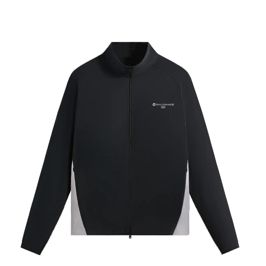 KITH TaylorMade SS24 Black Colorblock Raglan Long-Sleeve Jacket Unisex KHM010563-001