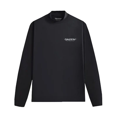 KITH TaylorMade SS24 Black Unisex Pullover Sweatshirt - Minimalist & Comfy KHM032167-001