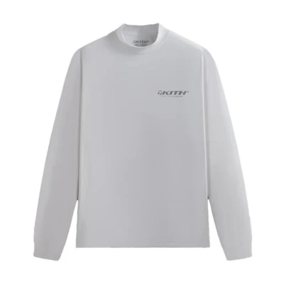 KITH Taylormade SS24 Logo Casual White Stand Collar Sweatshirt Unisex KHM032167-129