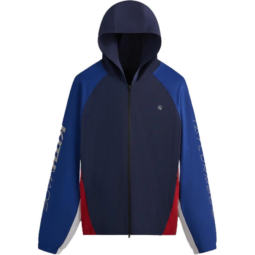 KITH TAYLORMADE SS24 Logo Hoodie Jacket Unisex - Gulf Blue KHM010564-5033