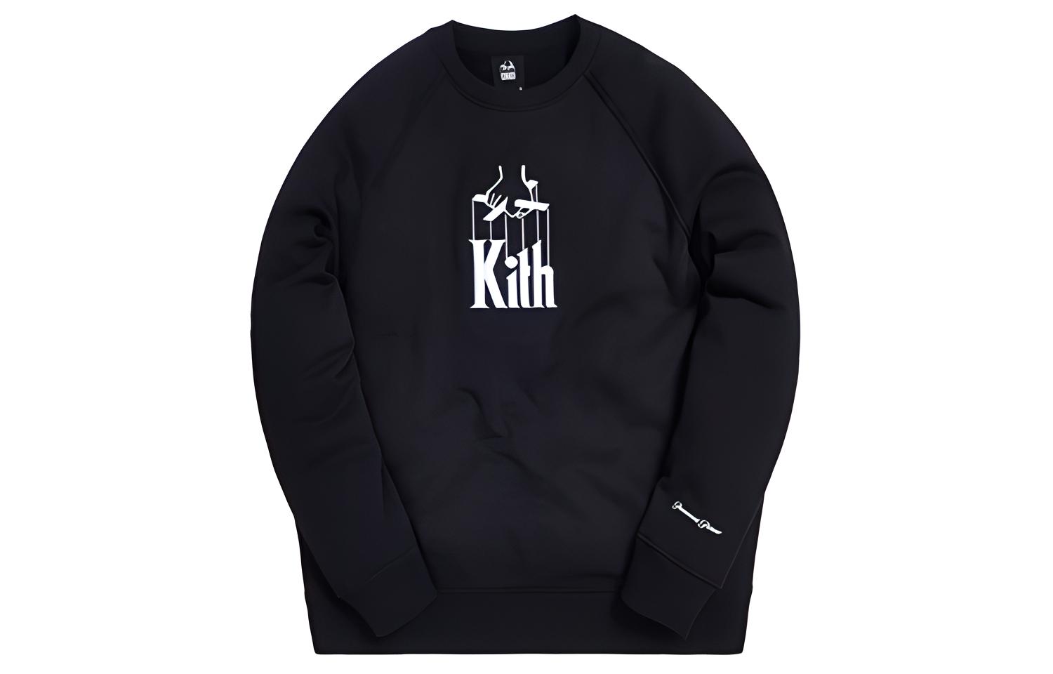 KITH The Godfather Puppet Crewneck Sweatshirt Black KH2461-100
