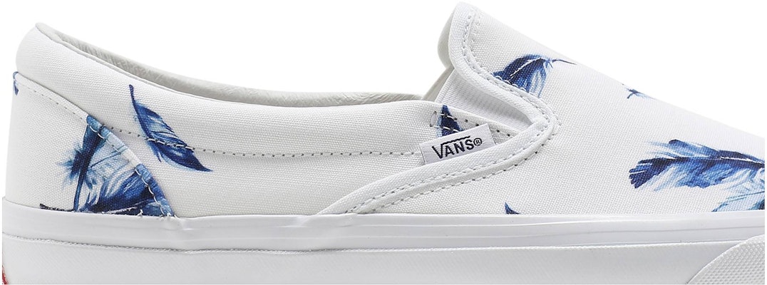 KITH x Vans Vault OG Classic Slip-On LX 'Feathers' VN0A45JK6BW Order KITH x Vans Vault OG Classic Slip-On LX 'Feathers' VN0A45JK6BW