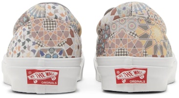 KITH x Vans Vault OG Classic Slip-On LX 'Multi Tile' Ubin Multicolor VN0A45JK6BR Details for KITH x Vans Vault OG Classic Slip-On LX 'Multi Tile' Ubin Multicolor VN0A45JK6BR